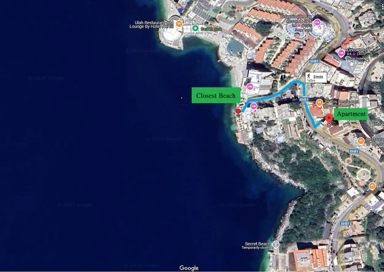 Del Mar Sea View Apartment Sarandë